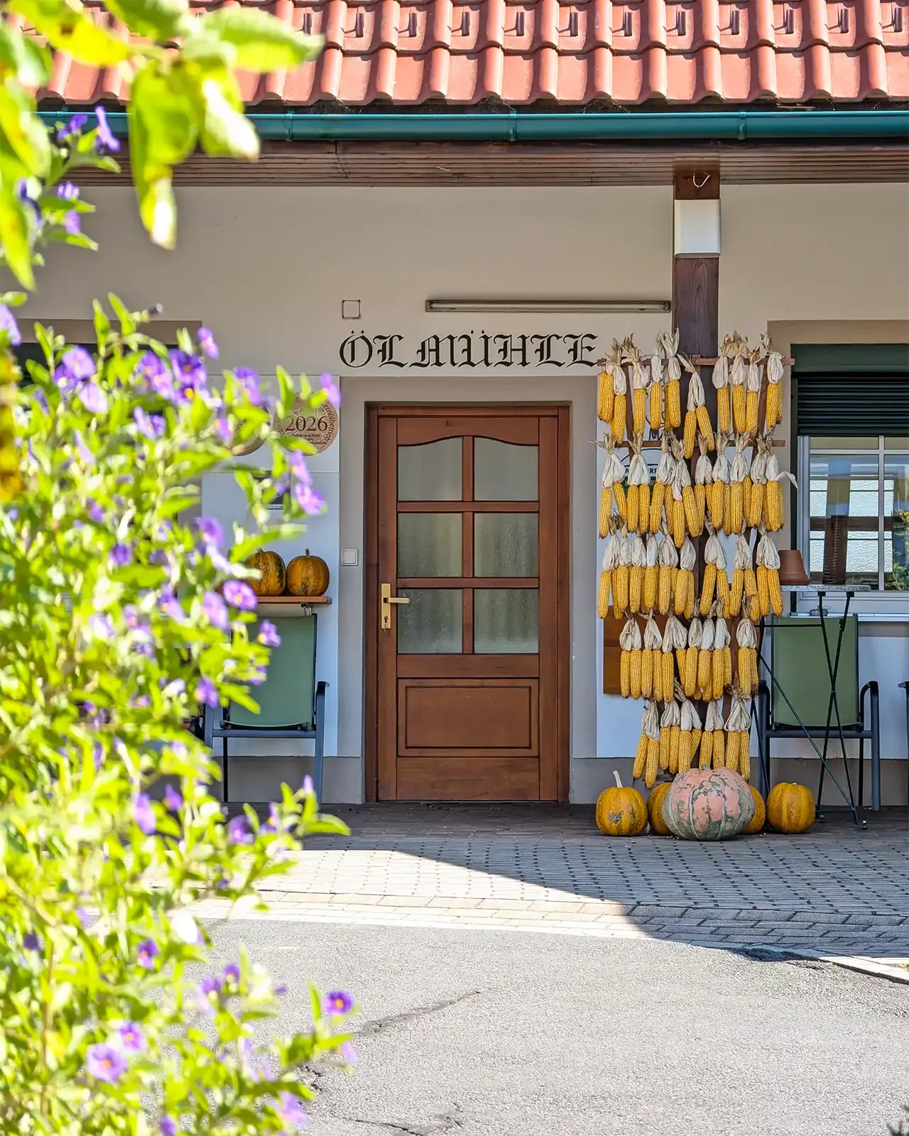 Eingang zur Ölmühle am Hof in Sicheldorf bei Bad Radkersburg